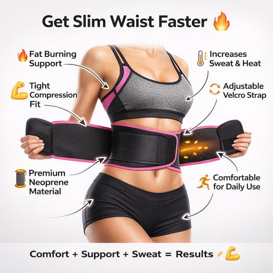 Unisex Waist Trimmer Belt - Adjustable, Comfortable & Effective